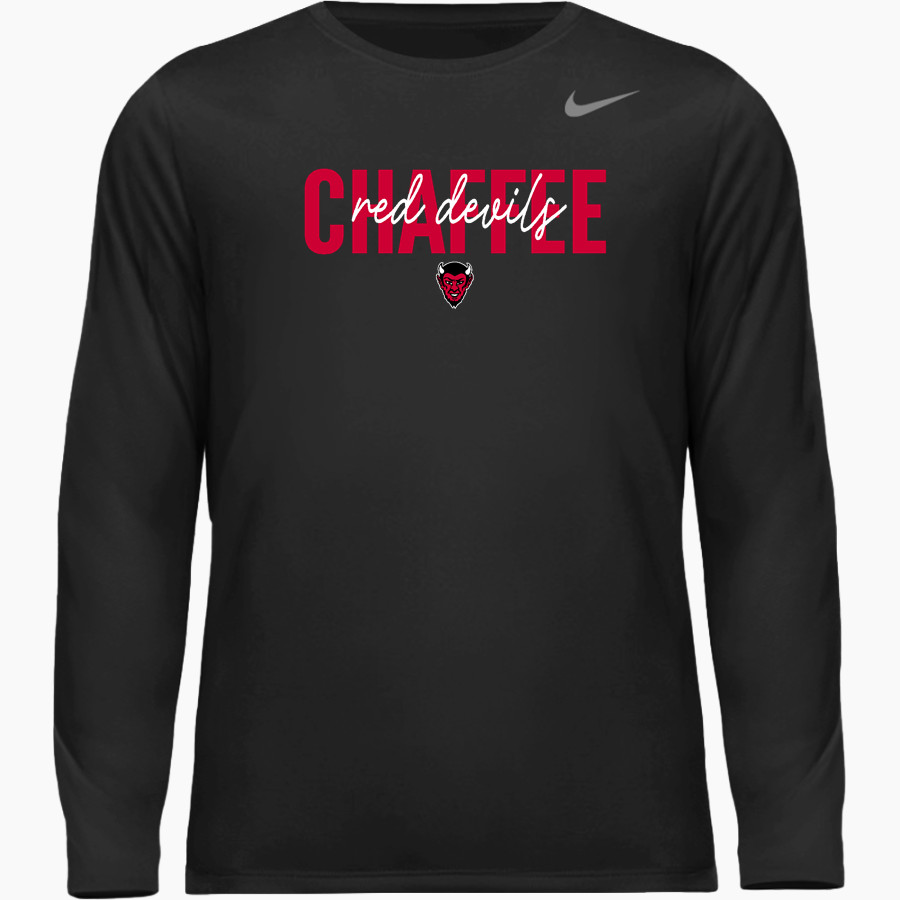 Chaffee Red Devils Nike Youth Team Legend Long Sleeve Tee