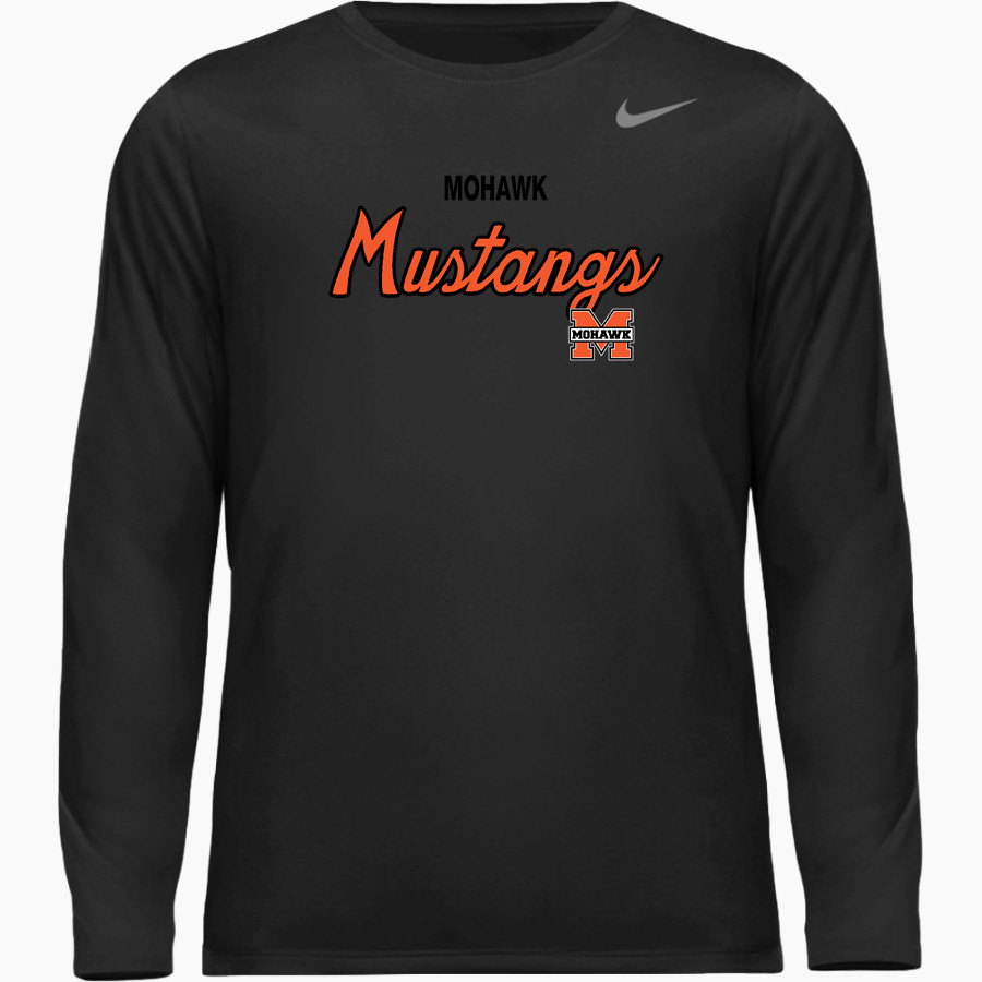 MOHAWK HIGH SCHOOL Mustangs Nike Youth Team Legend Long Sleeve Tee