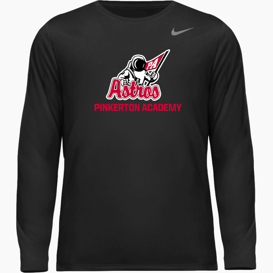 PINKERTON ACADEMY ASTROS Nike Youth Team Legend Long Sleeve Tee