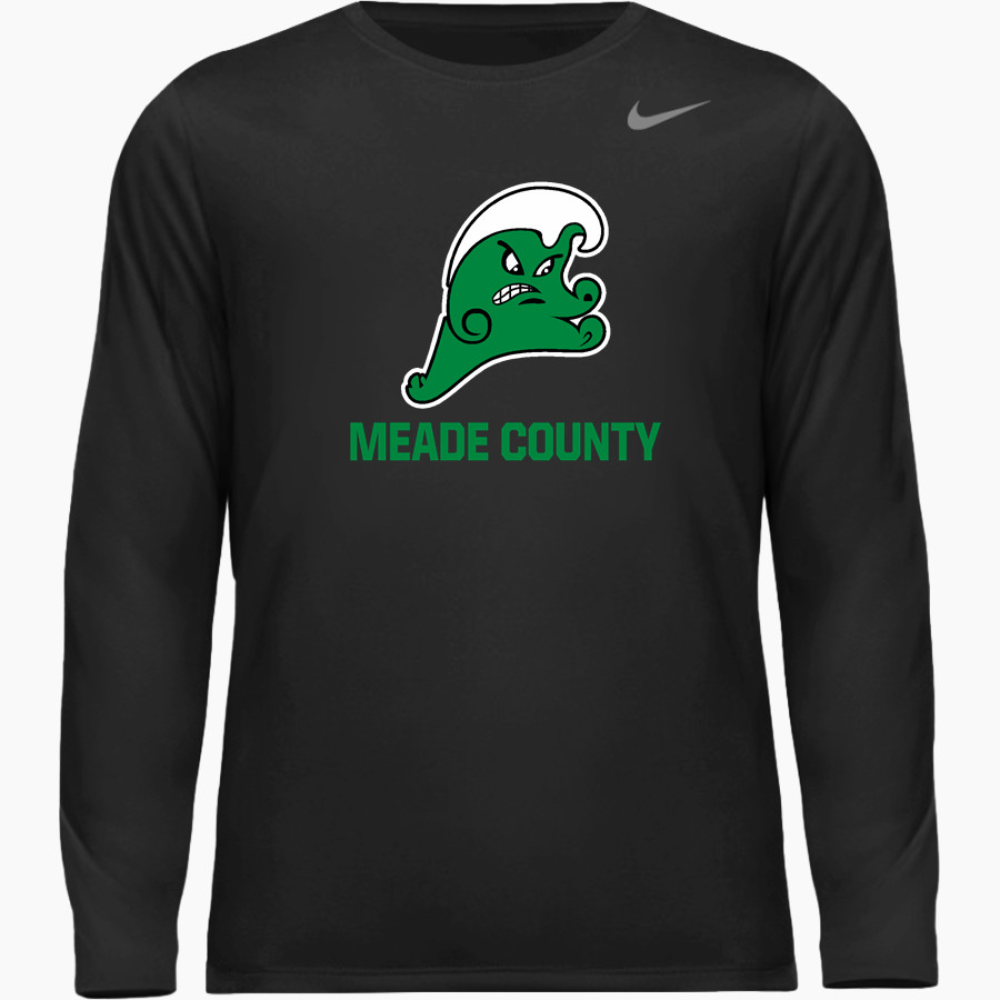 MEADE COUNTY HIGH SCHOOL GREENWAVES Nike Youth Team Legend Long Sleeve Tee