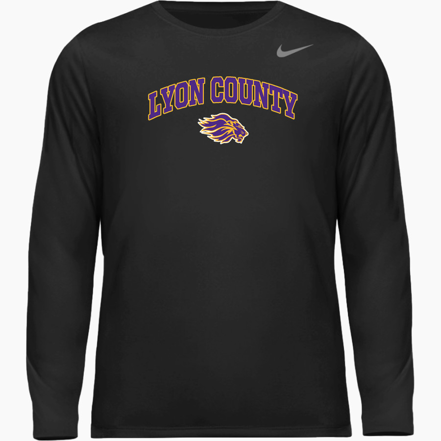 LYON COUNTY HIGH SCHOOL LYONS Nike Youth Team Legend Long Sleeve Tee