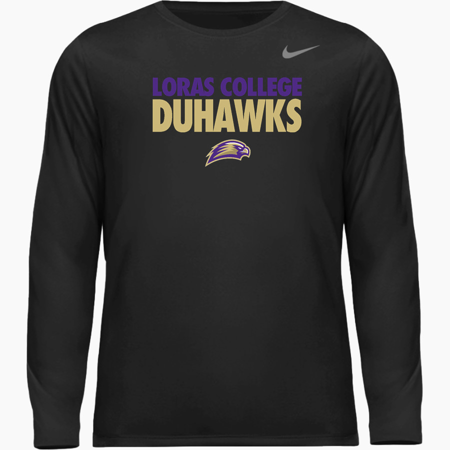Loras College Duhawks Nike Youth Team Legend Long Sleeve Tee