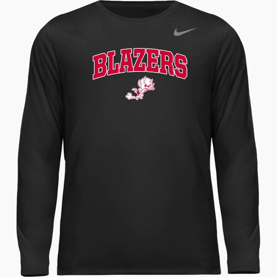 LINDHURST HIGH SCHOOL BLAZERS <span class="pdp-name-mascot">LINDHURST BLAZERS</span> Nike Youth Team Legend Long Sleeve Tee