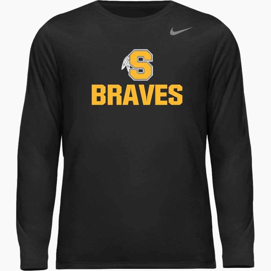 SPRINGFIELD SHAWNEE HIGH SCHOOL BRAVES <span class="pdp-name-mascot">SPRINGFIELD SHAWNEE BRAVES</span> Nike Youth Team Legend Long Sleeve Tee