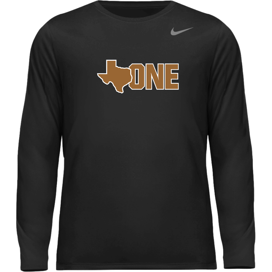 Texas One Fund Texas One Fund <span class="pdp-name-mascot">Texas One Fund</span> Nike Youth Team Legend Long Sleeve Tee
