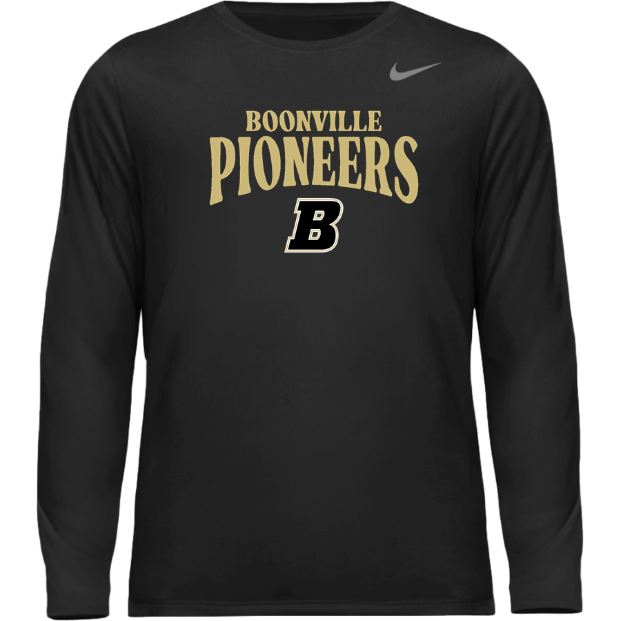 Boonville Pioneers <span class="pdp-name-mascot">Boonville Pioneers</span> Nike Youth Team Legend Long Sleeve Tee