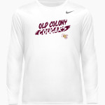 OLD COLONY REF VO TECH HIGH Cougars Nike Youth Team Legend Long Sleeve Tee Front Thumbnail