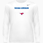 THOMAS JEFFERSON HIGH SCHOOL MUSTANGS <span class="pdp-name-mascot">THOMAS JEFFERSON MUSTANGS</span> Nike Youth Team Legend Long Sleeve Tee Front Thumbnail