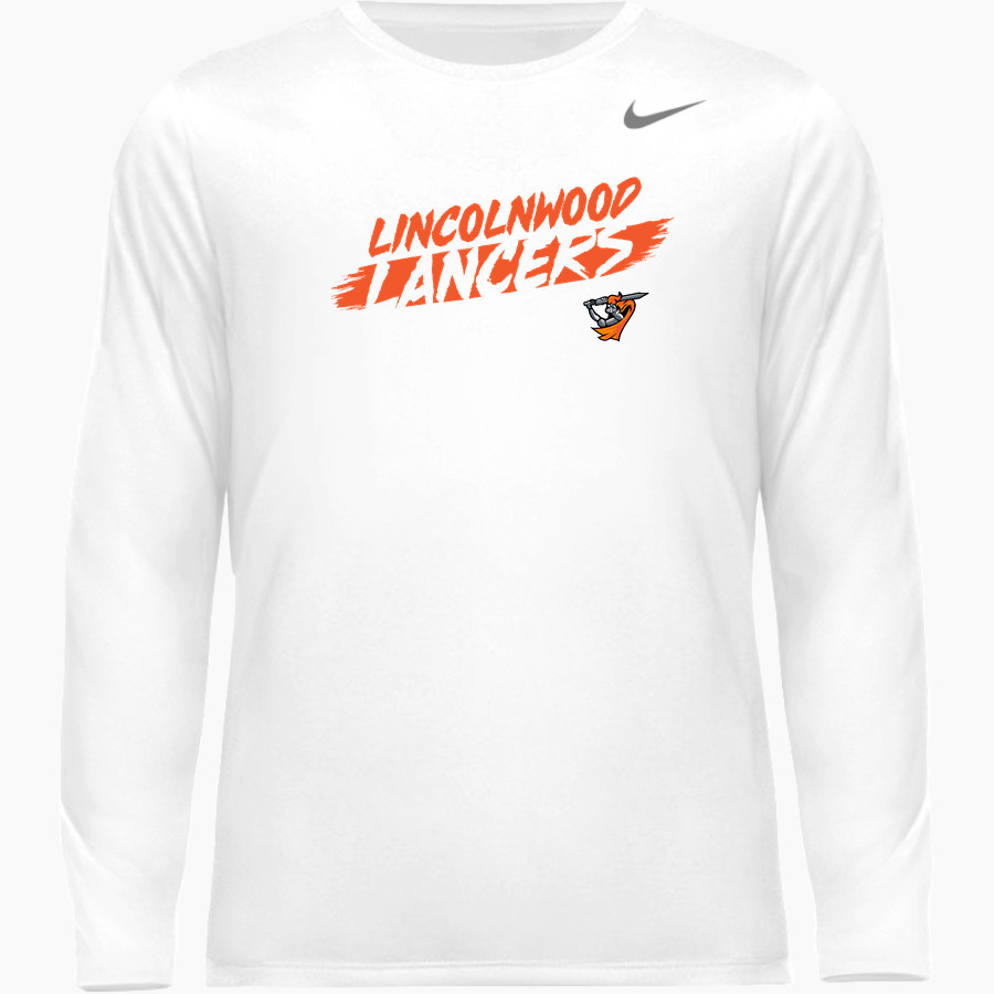 LINCOLNWOOD HIGH SCHOOL LANCERS Nike Youth Team Legend Long Sleeve Tee
