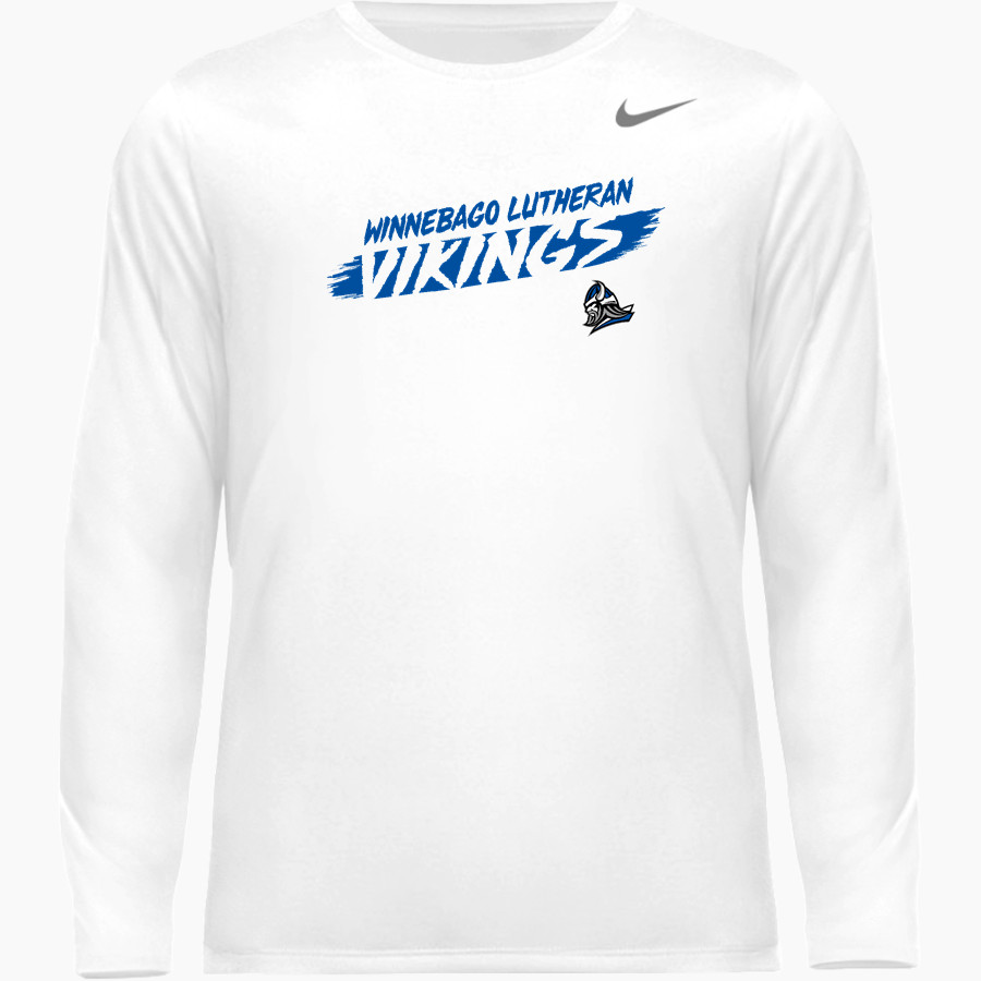 Winnebago Lutheran Vikings Online Store Nike Youth Team Legend Long Sleeve Tee