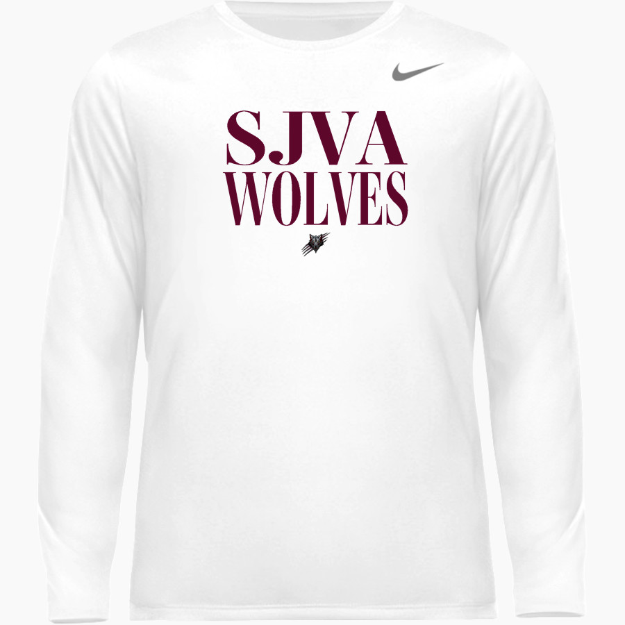 San Jacinto Valley Academy <span class="pdp-name-mascot">San Jacinto Valley Academy Wolves</span> Nike Youth Team Legend Long Sleeve Tee