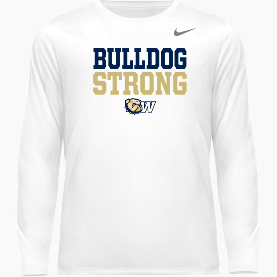 Wingate University Bulldogs Nike Youth Team Legend Long Sleeve Tee