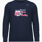 National Wrestling Coaches Association <span class="pdp-name-mascot">NWCA</span> Nike Youth Team Legend Long Sleeve Tee Front Thumbnail