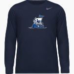 Lawrence University Vikings Online Store Nike Youth Team Legend Long Sleeve Tee Front Thumbnail