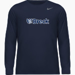 Breck Mustangs <span class="pdp-name-mascot">Breck School Mustangs</span> Nike Youth Team Legend Long Sleeve Tee Front Thumbnail