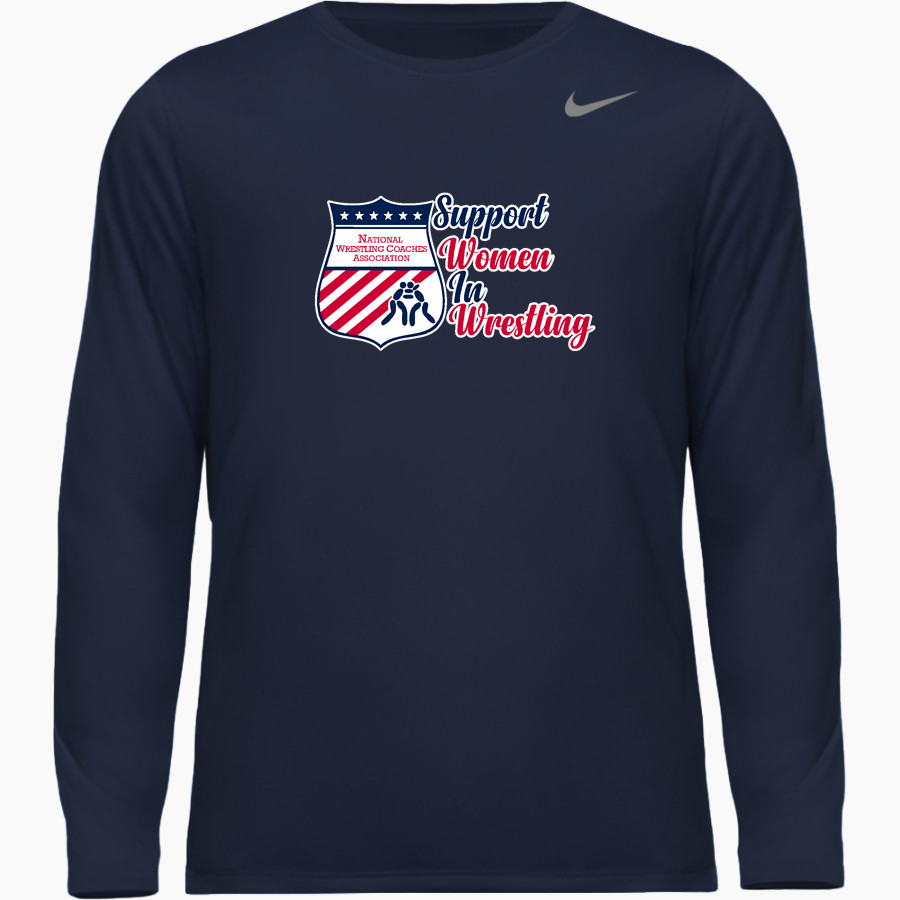 National Wrestling Coaches Association <span class="pdp-name-mascot">NWCA</span> Nike Youth Team Legend Long Sleeve Tee