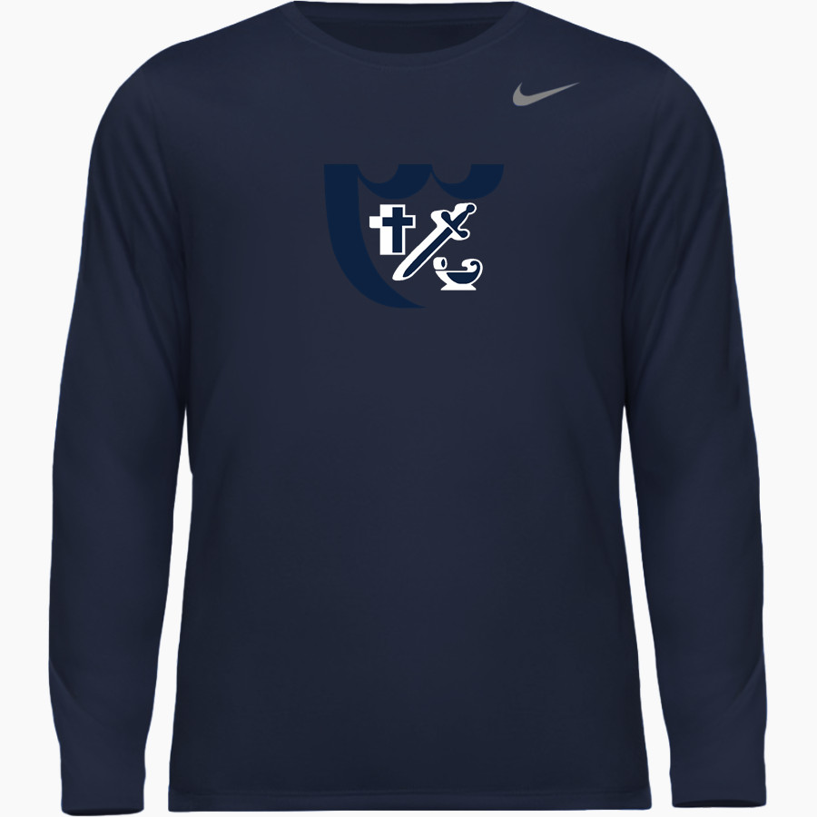 Breck Mustangs <span class="pdp-name-mascot">Breck School Mustangs</span> Nike Youth Team Legend Long Sleeve Tee