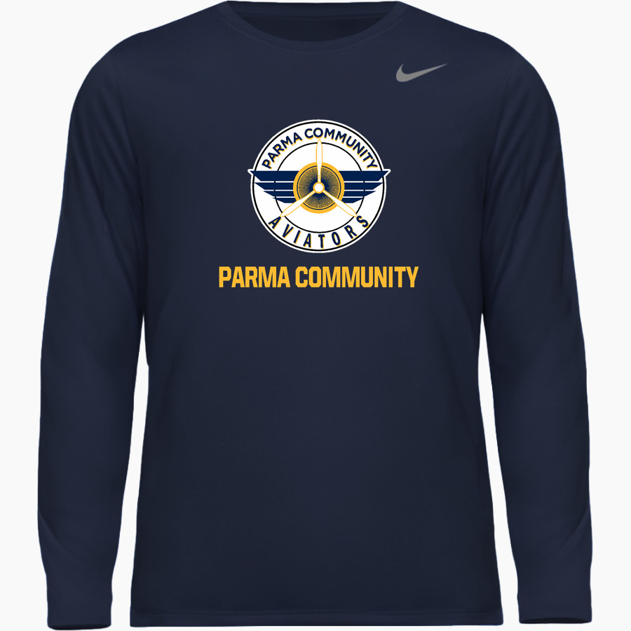 Parma Community Aviators <span class="pdp-name-mascot">Parma Community Aviators</span> Nike Youth Team Legend Long Sleeve Tee