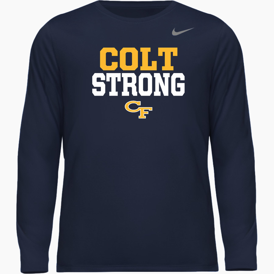 Cape Fear Colts <span class="pdp-name-mascot">Cape Fear Colts</span> Nike Youth Team Legend Long Sleeve Tee