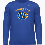 WEST PHILADELPHIA CATHOLIC HIGH SCHOOL BURRS <span class="pdp-name-mascot">WEST PHILADELPHIA BURRS</span> Nike Youth Team Legend Long Sleeve Tee Front Thumbnail