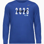 PLAINVILLE HIGH SCHOOL BLUE DEVILS <span class="pdp-name-mascot">PLAINVILLE BLUE DEVILS</span> Nike Youth Team Legend Long Sleeve Tee Front Thumbnail