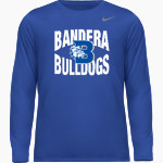 BANDERA HIGH SCHOOL BULLDOGS Nike Youth Team Legend Long Sleeve Tee Front Thumbnail