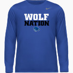 Timberline Wolves <span class="pdp-name-mascot">Timberline Wolves</span> Nike Youth Team Legend Long Sleeve Tee Front Thumbnail