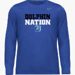 OCRACOKE SCHOOL DOLPHINS <span class="pdp-name-mascot">OCRACOKE DOLPHINS</span> Nike Youth Team Legend Long Sleeve Tee Front Thumbnail