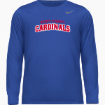 Scott County Cardinals <span class="pdp-name-mascot">Scott County Cardinals</span> Nike Youth Team Legend Long Sleeve Tee Front Thumbnail