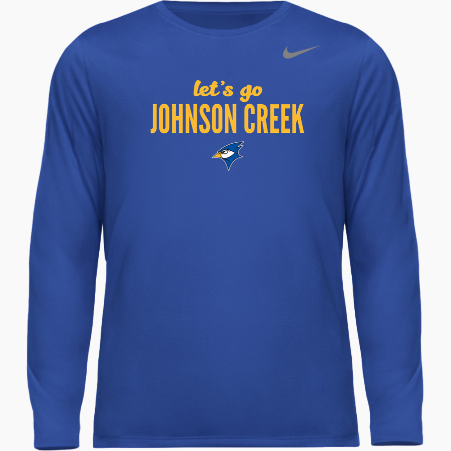 Johnson Creek BlueJays <span class="pdp-name-mascot">Johnson Creek Blue Jays</span> Nike Youth Team Legend Long Sleeve Tee