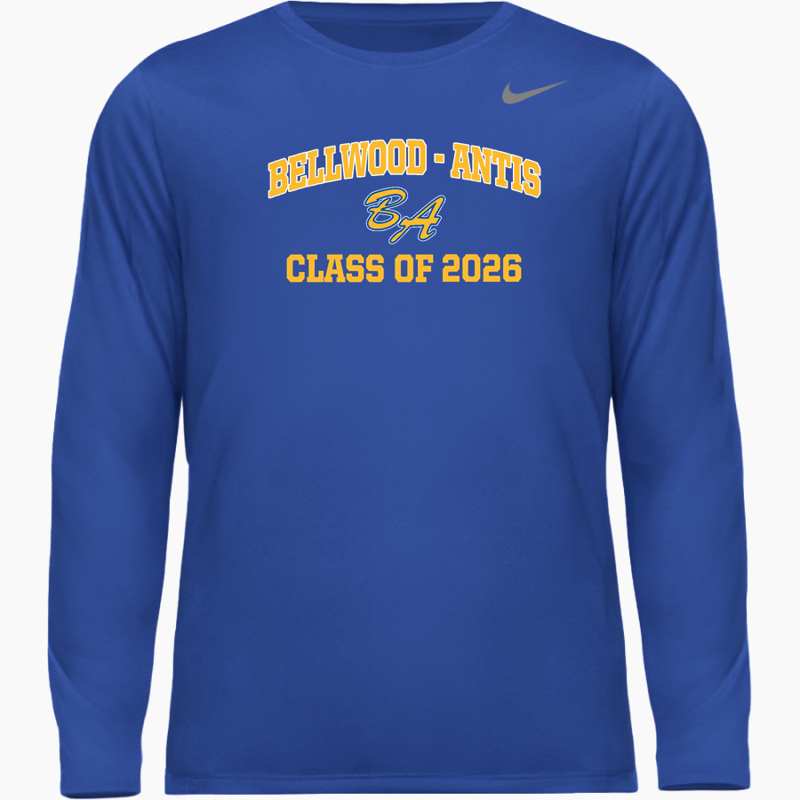 BELLWOOD-ANTIS HIGH SCHOOL BLUE DEVILS <span class="pdp-name-mascot">BELLWOOD - ANTIS BLUE DEVILS</span> Nike Youth Team Legend Long Sleeve Tee