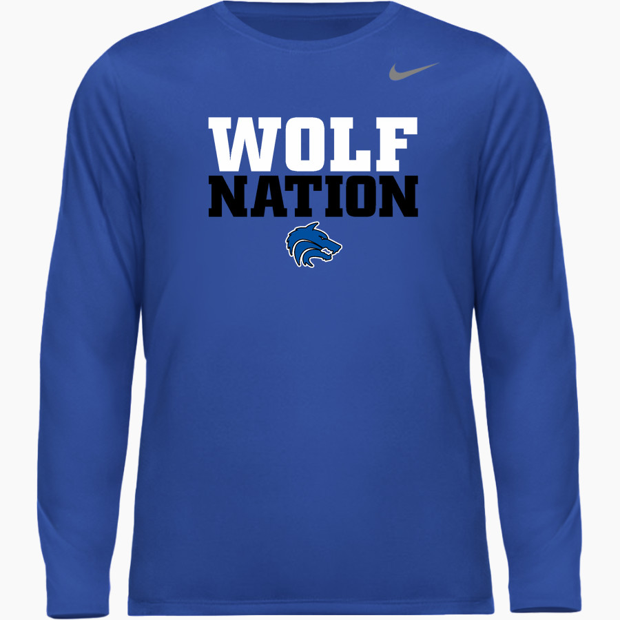 Timberline Wolves <span class="pdp-name-mascot">Timberline Wolves</span> Nike Youth Team Legend Long Sleeve Tee