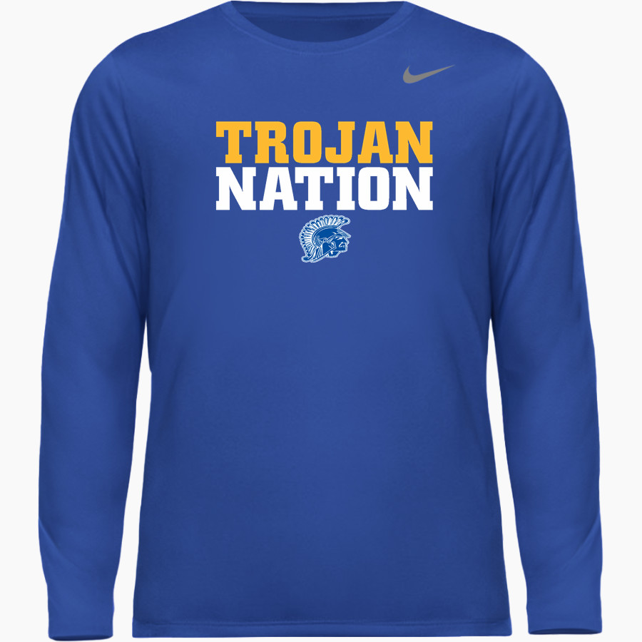 Tichenor Middle School Trojans <span class="pdp-name-mascot">Tichenor Middle School Trojans</span> Nike Youth Team Legend Long Sleeve Tee