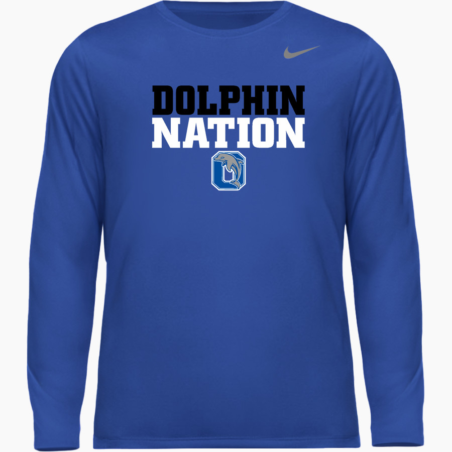 OCRACOKE SCHOOL DOLPHINS <span class="pdp-name-mascot">OCRACOKE DOLPHINS</span> Nike Youth Team Legend Long Sleeve Tee