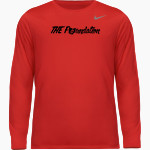 The Foundation The Foundation <span class="pdp-name-mascot">The Foundation</span> Nike Youth Team Legend Long Sleeve Tee Front Thumbnail