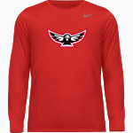 Northwest Nazarene Nighthawks <span class="pdp-name-mascot">Northwest Nazarene University Nighthawks</span> Nike Youth Team Legend Long Sleeve Tee Front Thumbnail