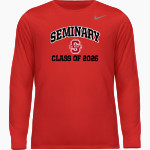 Seminary Cardinals <span class="pdp-name-mascot">Seminary Cardinals</span> Nike Youth Team Legend Long Sleeve Tee Front Thumbnail