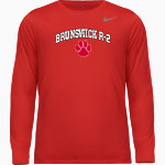 BRUNSWICK R-2 HIGH SCHOOL WILDCATS Nike Youth Team Legend Long Sleeve Tee Front Thumbnail