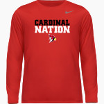 Eleva-Strum Cardinals Nike Youth Team Legend Long Sleeve Tee Front Thumbnail