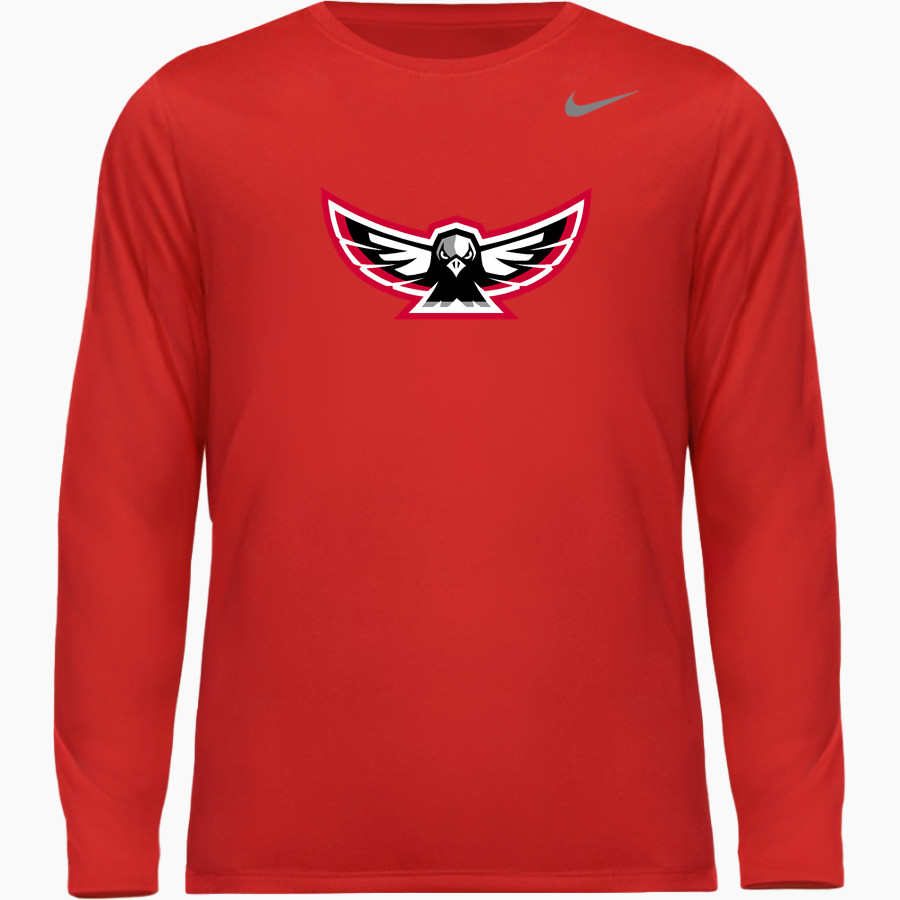 Northwest Nazarene Nighthawks <span class="pdp-name-mascot">Northwest Nazarene University Nighthawks</span> Nike Youth Team Legend Long Sleeve Tee