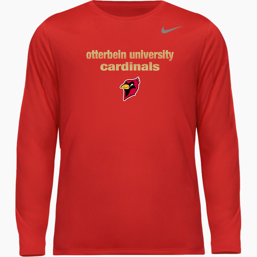 Otterbein University Cardinals <span class="pdp-name-mascot">Otterbein University Cardinals</span> Nike Youth Team Legend Long Sleeve Tee