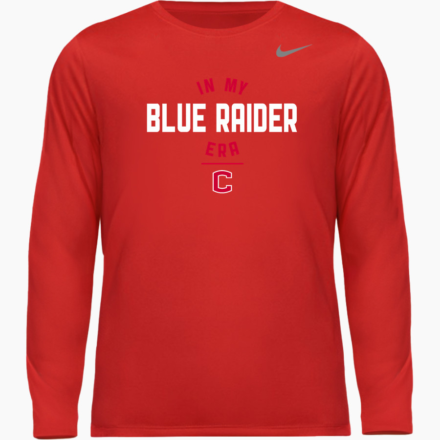 Cleveland Blue Raiders <span class="pdp-name-mascot">Cleveland Blue Raiders</span> Nike Youth Team Legend Long Sleeve Tee