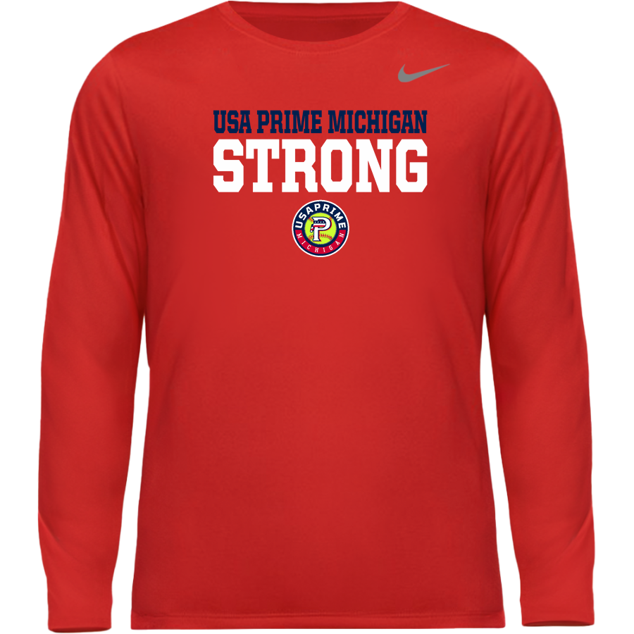 USA PRIME MICHIGAN <span class="pdp-name-mascot">USA PRIME MICHIGAN</span> Nike Youth Team Legend Long Sleeve Tee