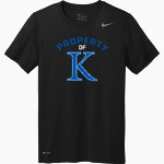 King University Online Apparel Store Nike Youth Team Legend Short Sleeve Tee Front Thumbnail