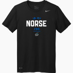 Bay College Norse Nike Youth Team Legend Short Sleeve Tee Front Thumbnail