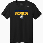 Burrillville Broncos Nike Youth Team Legend Short Sleeve Tee Front Thumbnail