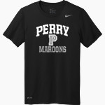 PERRY HIGH SCHOOL MAROONS <span class="pdp-name-mascot">PERRY MAROONS</span> Nike Youth Team Legend Short Sleeve Tee Front Thumbnail