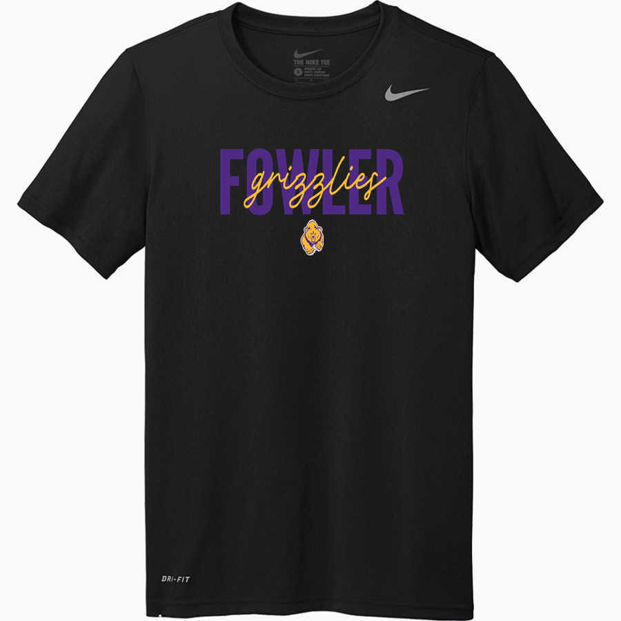 Fowler Grizzlies Nike Youth Team Legend Short Sleeve Tee