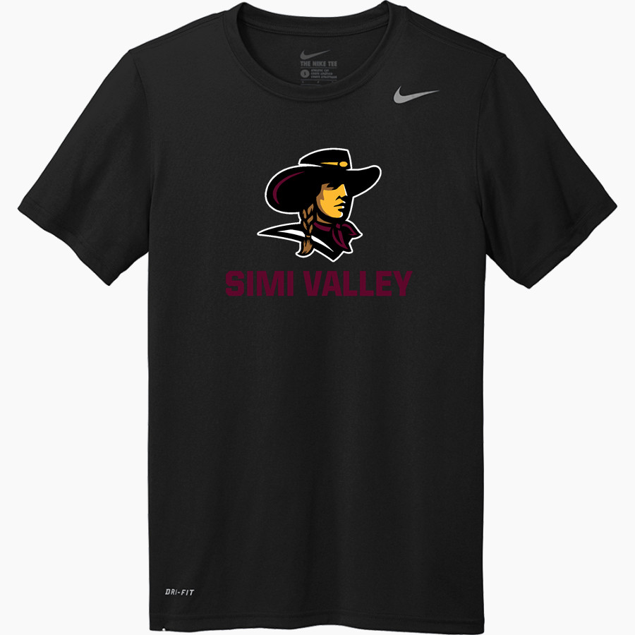 SIMI VALLEY HIGH SCHOOL PIONEERS Nike Youth Team Legend Short Sleeve Tee