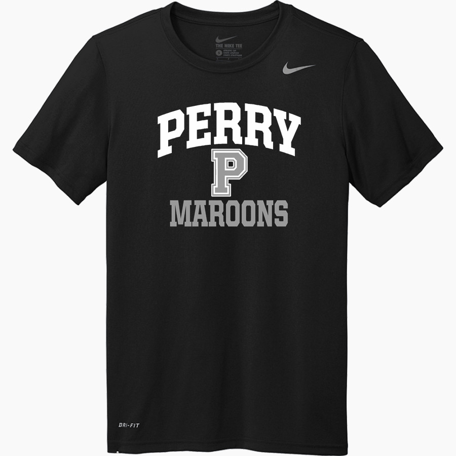 PERRY HIGH SCHOOL MAROONS <span class="pdp-name-mascot">PERRY MAROONS</span> Nike Youth Team Legend Short Sleeve Tee